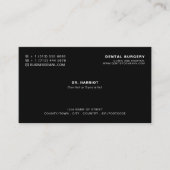 Gepersonaliseerde Logo, tandartsafspraak Visitekaartje (Voorkant)