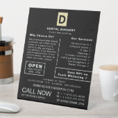 Gepersonaliseerde Logo, tandheelkunde, tandheelkun Reclamebord Met Voetstuk (Insitu)