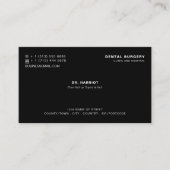 Gepersonaliseerde Logo, tandheelkunde, tandheelkun Visitekaartje (Voorkant)