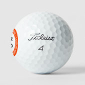 Gepersonaliseerde Logo Text Stamps Golfballen Sjab (Logo)