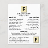 Gepersonaliseerde Logo, zakelijk en financieel Adv Flyer (Voorkant)