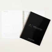 gepersonaliseerde logo zwarte business planner (Display)