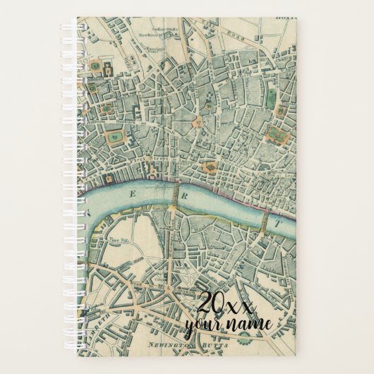 Gepersonaliseerde  Londen Map Planner (Voorkant)