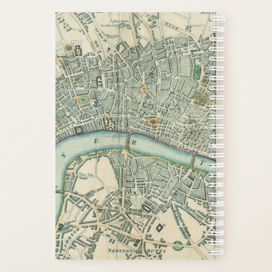 Gepersonaliseerde  Londen Map Planner (Achterkant)
