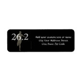 Gepersonaliseerde loper Marathon Keepsake 26.2 Etiket (Voorkant)