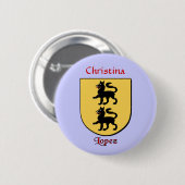 Gepersonaliseerde Lopez Historisch Schild Ronde Button 5,7 Cm (Voorkant /achterkant)