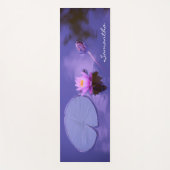 Gepersonaliseerde Lotus Flower Zen Paarse Lake Yogamat (Voorkant)