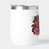 Gepersonaliseerde "Love Blooms" Waterfles (Rechts)