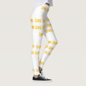 Gepersonaliseerde Love Design Leggings - Stijlvol  (Rechts)