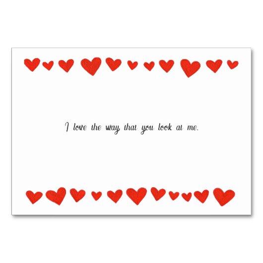 Gepersonaliseerde Love Flash Kaarten (Achterkant)