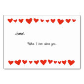 Gepersonaliseerde Love Flash Kaarten (Voorkant)