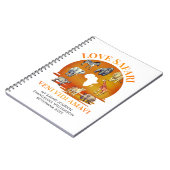Gepersonaliseerde LOVE SAFARI Souvenir Journal Notitieboek (Linkerzijde)