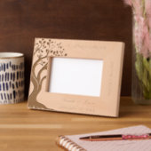 Gepersonaliseerde Love Tree gegraveerd Lijst van h (Links)