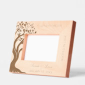 Gepersonaliseerde Love Tree gegraveerd Lijst van h (Links)