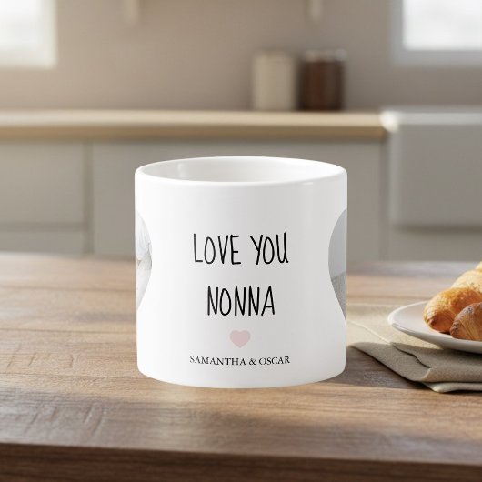 Gepersonaliseerde Love You Nonna | Douwe Oma Cadea Espresso Kop
