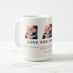 Gepersonaliseerde Love You Opa Koffiemok