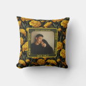 Gepersonaliseerde Lovebird Gelofte Vernieuwing Sie Kussen (Voorkant)