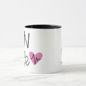 Gepersonaliseerde LPN Verpleegster (Moslim Vrouw)  Mok (Midden)