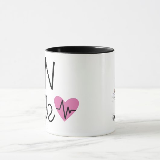 Gepersonaliseerde LPN Verpleegster (Moslim Vrouw) Mok (Midden)