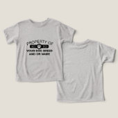 Gepersonaliseerde LT-eigenschap van [Hondenras/naa (Ontwerp Voorkant & Achterkant)