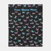 Gepersonaliseerde luchtvaart deken (Voorkant)