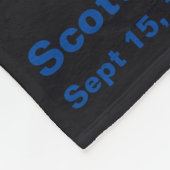 Gepersonaliseerde luchtvaart deken over bergen (Hoek)