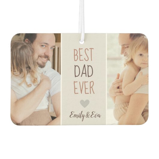 Gepersonaliseerde luchtverfrisser - Beste vader oo (Voorkant)