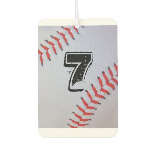 Gepersonaliseerde luchtverfrisser met speler Jerse (Voorkant)