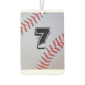 Gepersonaliseerde luchtverfrisser met speler Jerse (Achterkant)