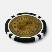 GEPERSONALISEERDE Lucky in Love Las Vegas Poker Ch Pokerchips (Enkel)