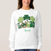 Gepersonaliseerde Lucky St Patricks Day Trui (Voorkant)