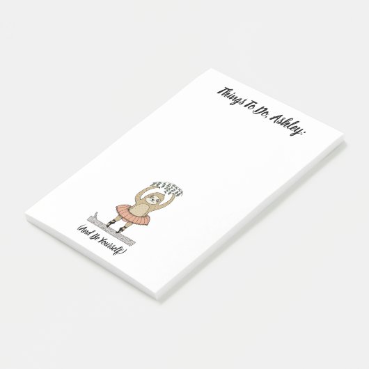 Gepersonaliseerde luide to-do lijst Notitieblok Post-it® Notes (Schuin)