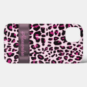 Gepersonaliseerde luipaarddierenprint Case-Mate iPhone case (Achterkant (horizontaal))