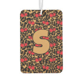 Gepersonaliseerde luipaardkersen luchtverfrisser (Achterkant)