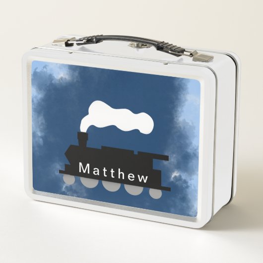 Gepersonaliseerde lunchbox trein (Achterkant)