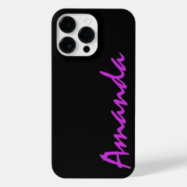 Gepersonaliseerde Luxe aangepaste naam Monogram iP iPhone 14 Pro Max Hoesje