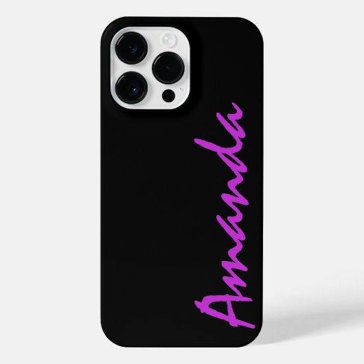 Gepersonaliseerde Luxe aangepaste naam Monogram iP iPhone Hoesje (Achterkant)
