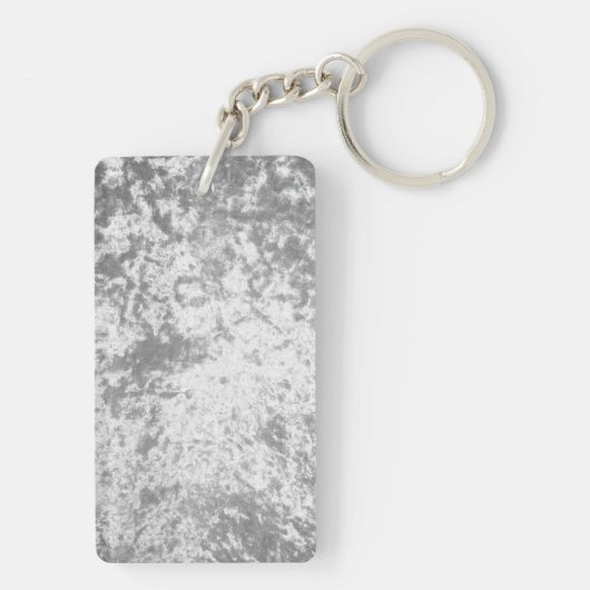 Gepersonaliseerde luxe fluwelen verjaardag sleutel sleutelhanger (achterkant)