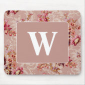  gepersonaliseerde, luxe, moderne  roze muismat (Voorkant)