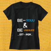 Gepersonaliseerde Luxe Typografie Schattige Cat Pe T-shirt