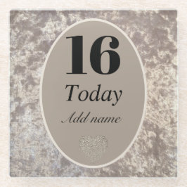 Gepersonaliseerde luxe velvet onderzetter cadeau 1