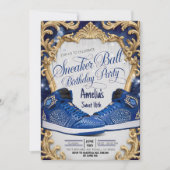 Gepersonaliseerde Luxe Verjaardag Sneaker Ball Par Kaart (Voorkant)
