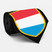 Gepersonaliseerde Luxemburgse vlag Stropdas (Opgerold)