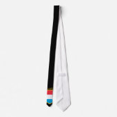 Gepersonaliseerde Luxemburgse vlag Stropdas (Achterkant)