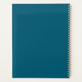 Gepersonaliseerde Lyons Blue Notitieboek | Aangepa (Achterkant)