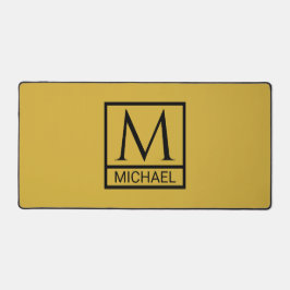 Gepersonaliseerde M Gold Gift Bag met Initiaal & N Bureaumat