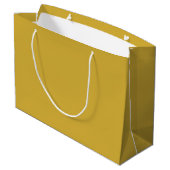 Gepersonaliseerde M Gold Gift Bag met Initiaal & N Groot Cadeauzakje (Achterkant Gekanteld)