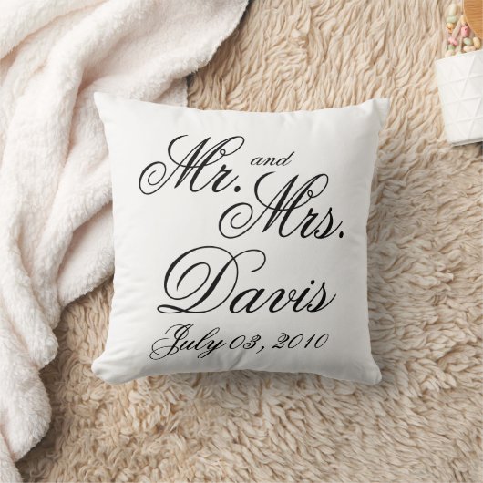 Gepersonaliseerde M. & Mevr. Sierkussen (Deken)