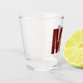 Gepersonaliseerde MA-meesters voor Arts Maroon & G Shot Glas (Links)