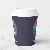 Gepersonaliseerde Maagd sterrenbeeld Papieren beke Papieren Bekers (Links)